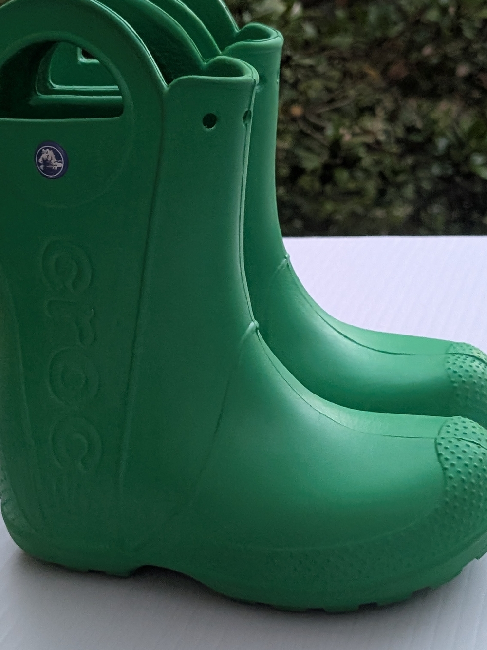 CROCS Kids Green Rain Boots - Picture 5 of 14